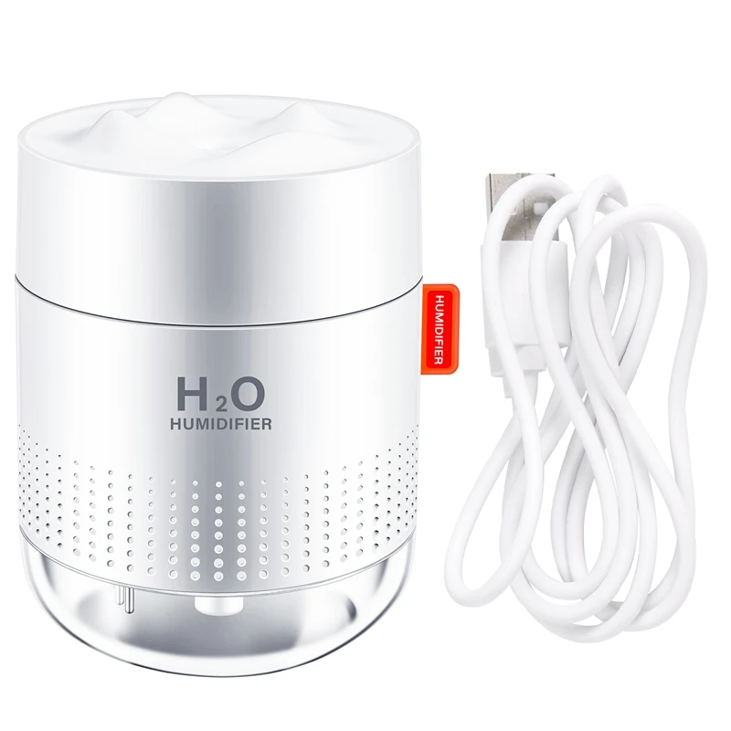 

Humidifier 500Ml Cool Mist Humidifier Air Humidifier Ultrasonic Quiet Humidifier With Night Light,USB Charging