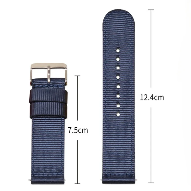 Premium Quick Release Nylon Watch Strap, Multiple Sizes Available