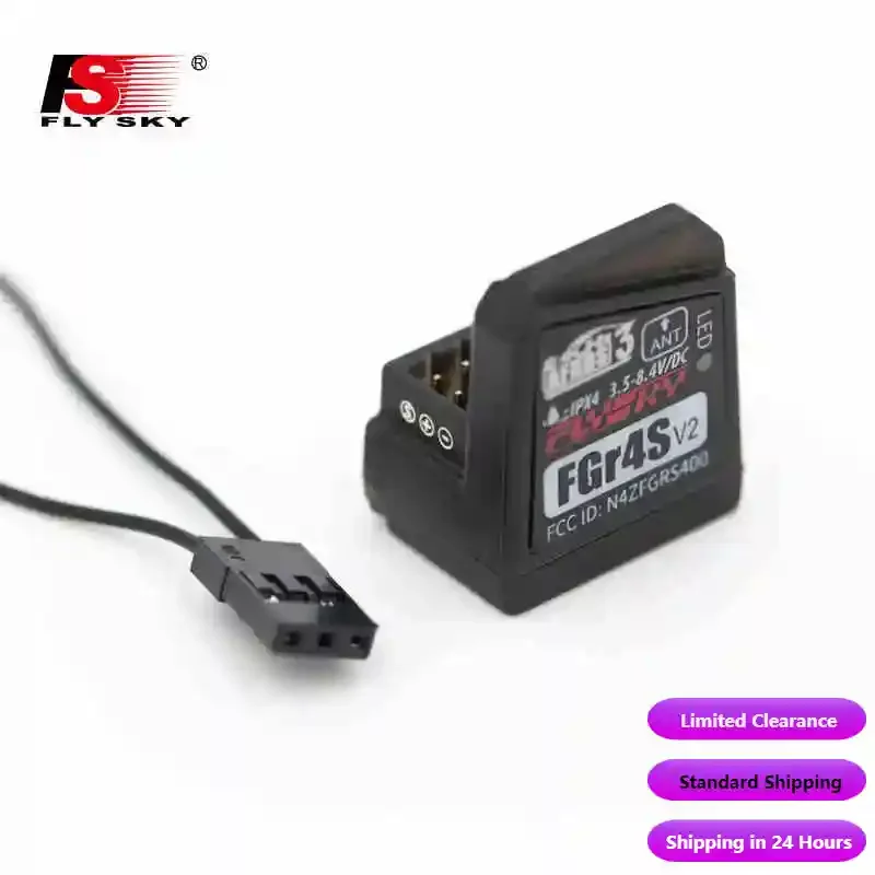 

Ограниченный габаритный FLYSKY FGR4S V2 2,4G 4CH AFHDS3 мини-приемник