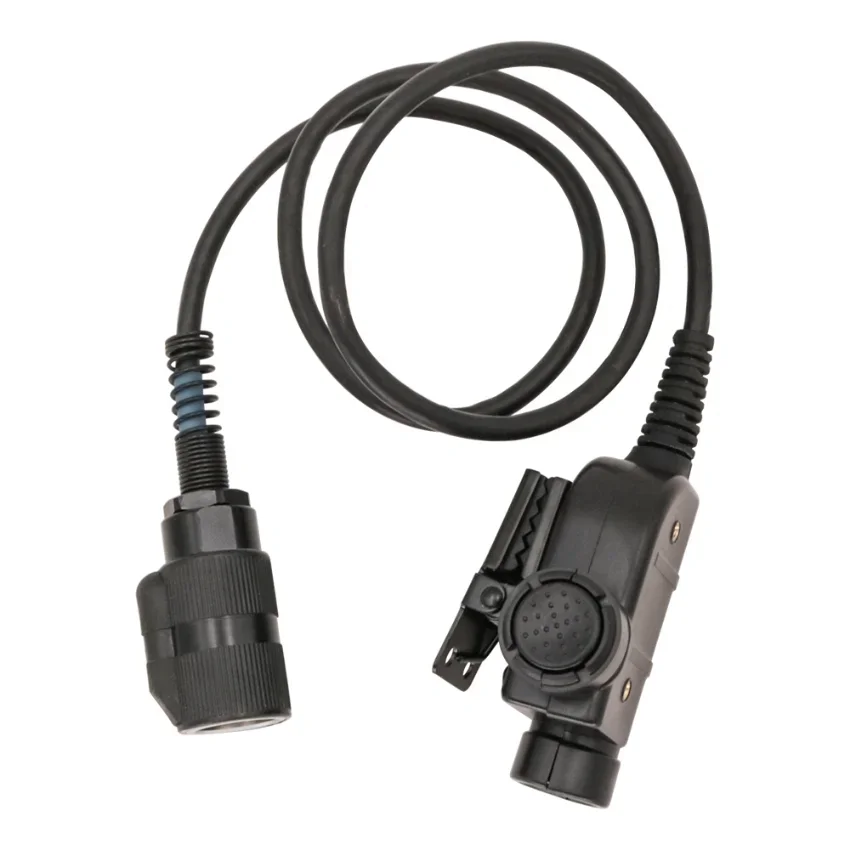 TS TAC-SKY Military Version SILYNX PTT Adapter Compatible with PELTO /MSA Original Headphones AN/PRC 148 152 6 Pin Silynx Ptt