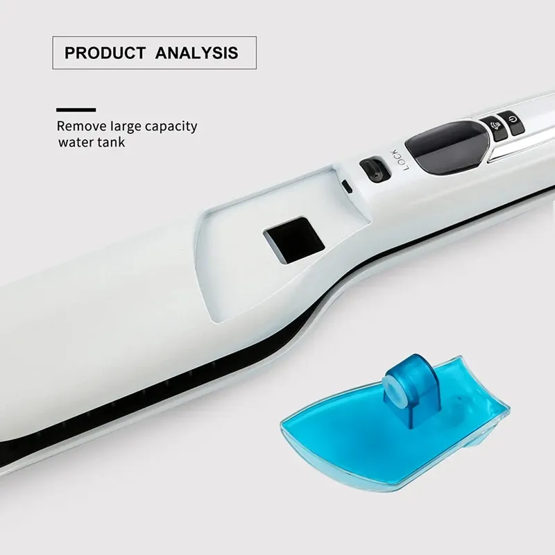 スチームブラシ&ヘアアイロン Amazon.co.jp: Wavytalk スチームストレートブラシ｜スチームで