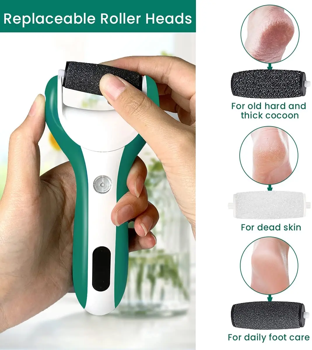 JINDING Electric Callus Remover Rechargeable Pedicure File Foot Care Tool  Hard Dry Dead Cuticle Skin Remover Feet Care Tools - AliExpress