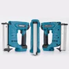 Hormy 18V Rechargeable Lithium Battery Nail Gun F30 Type Gold Gun Nozzle Wireless Woodworking Nail Tool For Makita 18V battery 5