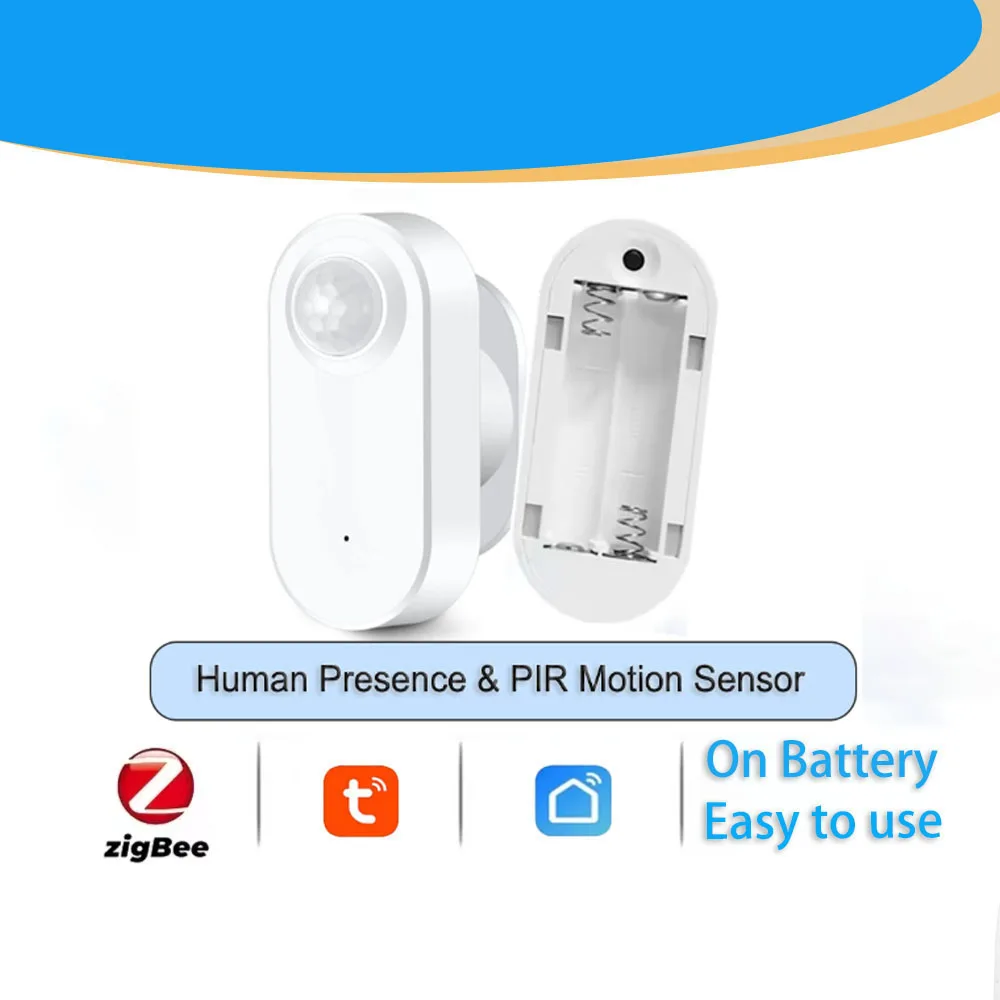 Tuya Zigbee Human Presence Detector Luminance/Distance Detection Smart PIR Motion Sensor Support Zigbee 2mqtt Home Assistant motion sensor human presence sensor pir motion sensor pir sensor switch motion sensor switch