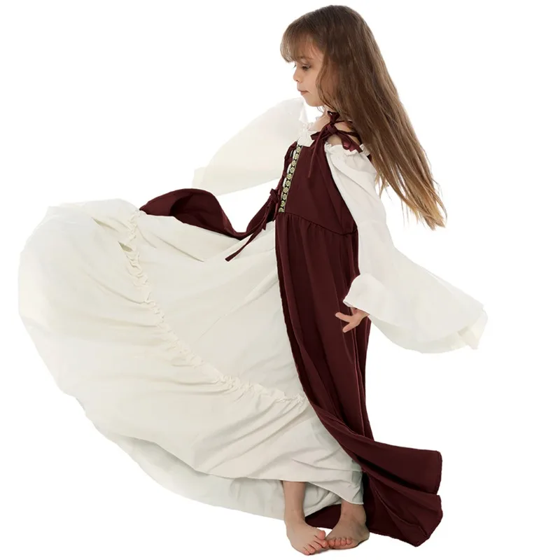 Women Cosplay Medieval Dress Vintage Performance Pirate Costume Irish Dress for Dancing Party Proms Outfit Halloween Costume