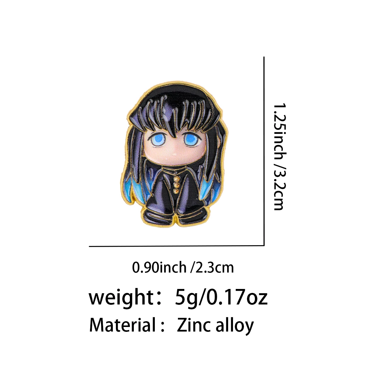 Charming Anime Enamel Pin: Cute Cartoon Lapel Brooch for Clothes & Accessories Gifts