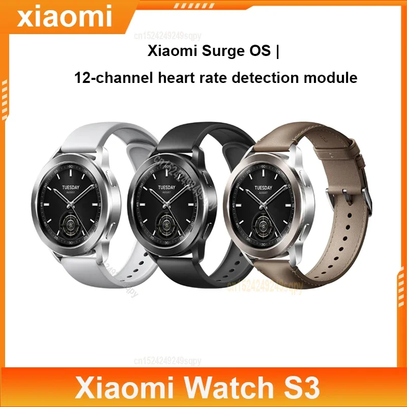 Xiaomi Watch S3 Waterproof Smartwatch