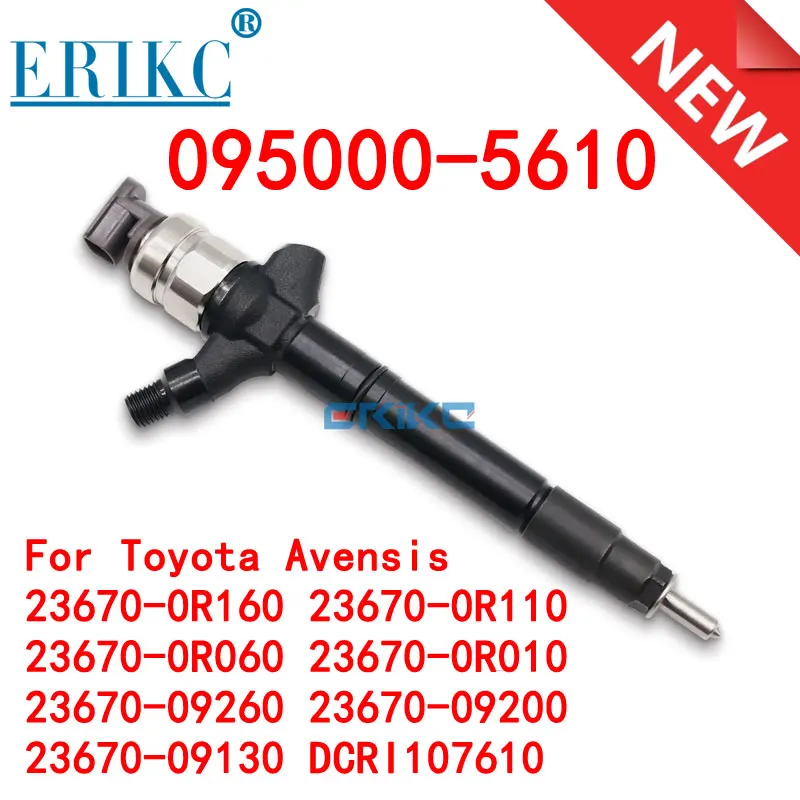 

095000-5610 095000-5611 Diesel Fuel Injector Nozzle 23670-0R010 Common Rail Injectors 095000-5612 For Toyota Avensis 2.2 D 2AD