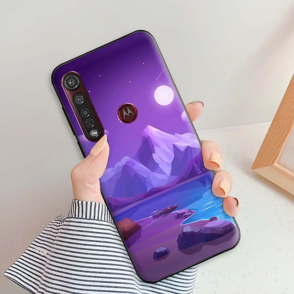 Sleek Matte Silicone Protective Case - Fashion TPU Back Cover for Motorola Moto G8 Plus, G8 Play & G8 Power