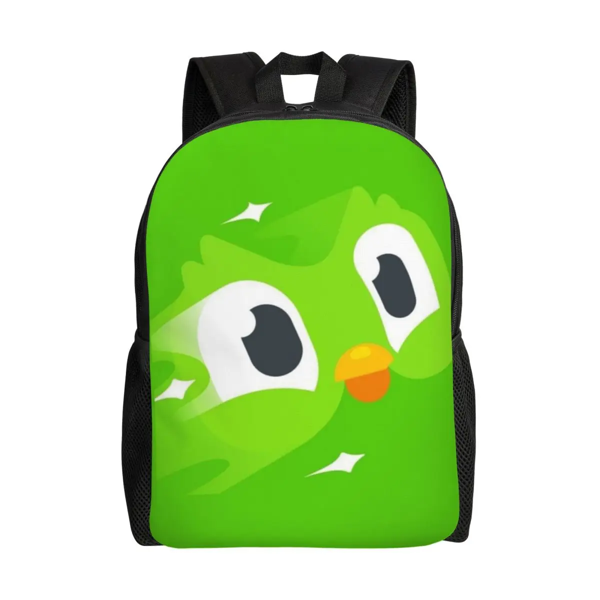 Custom Duolingo Backpack for Men Women Waterproof School College