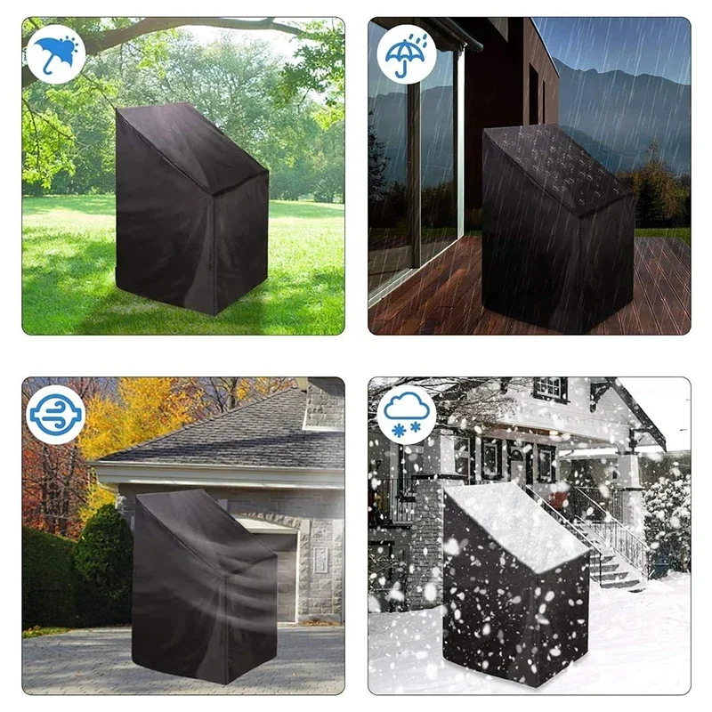 Durable Waterproof Outdoor Chair Cover - Dustproof & Rain Resistant Furniture Protector