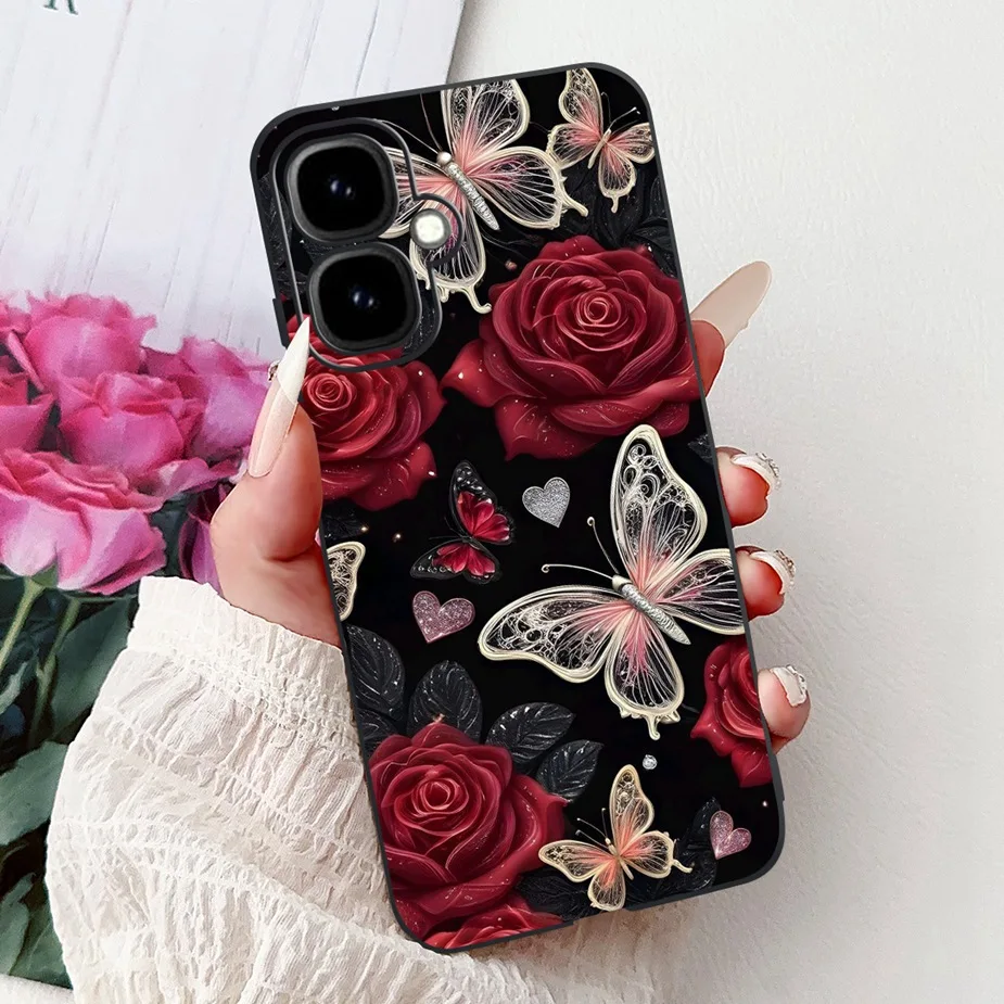 Stylish Painted Soft Silicone Phone Case for Infinix Smart 10 Series