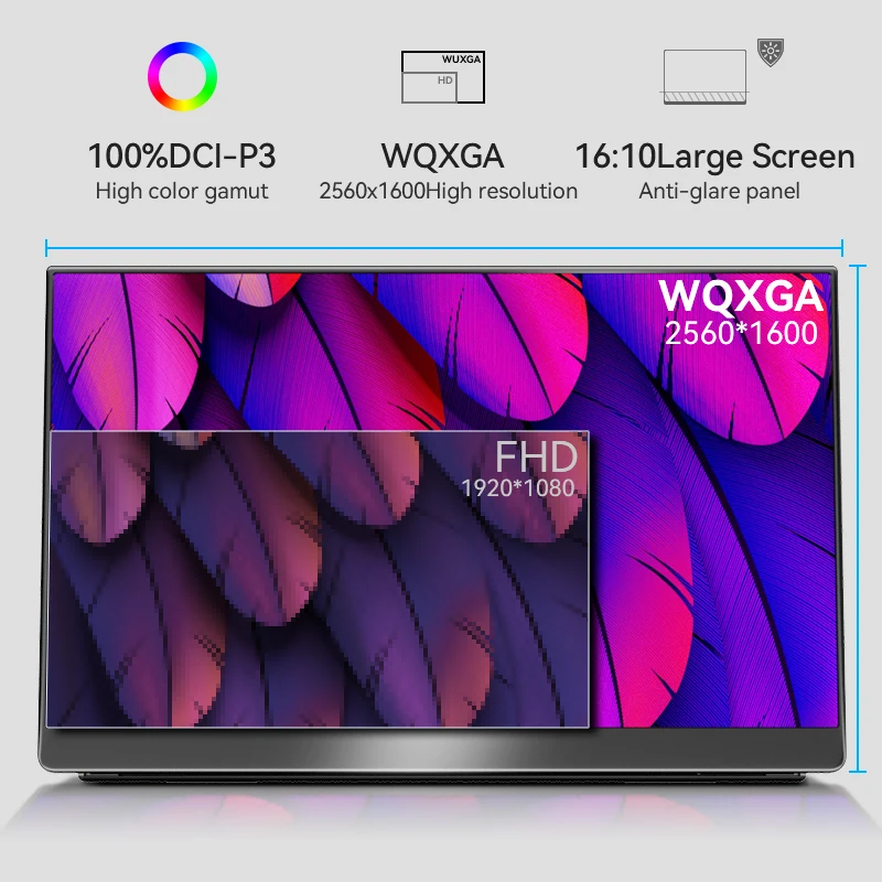 EHOMWEI 16インチ QLED モニター 4K Amazon.co.jp: EHOMEWEI モバイルモニター 16インチ 4K