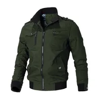 Nouveaux hommes veste décontractée mode coupe-vent veste manteau automne rue mode solide coton veste haute rue moto vestes 3