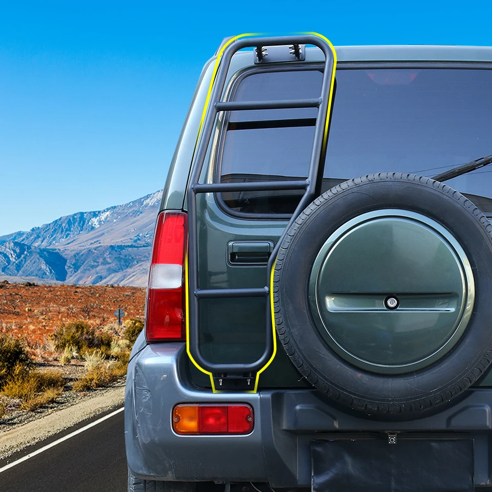 éChelle De Hayon Pour Suzuki Jimny Jb64 Jb74w 2019-2023 Accessoires De Voiture à PéDale De Hayon,A