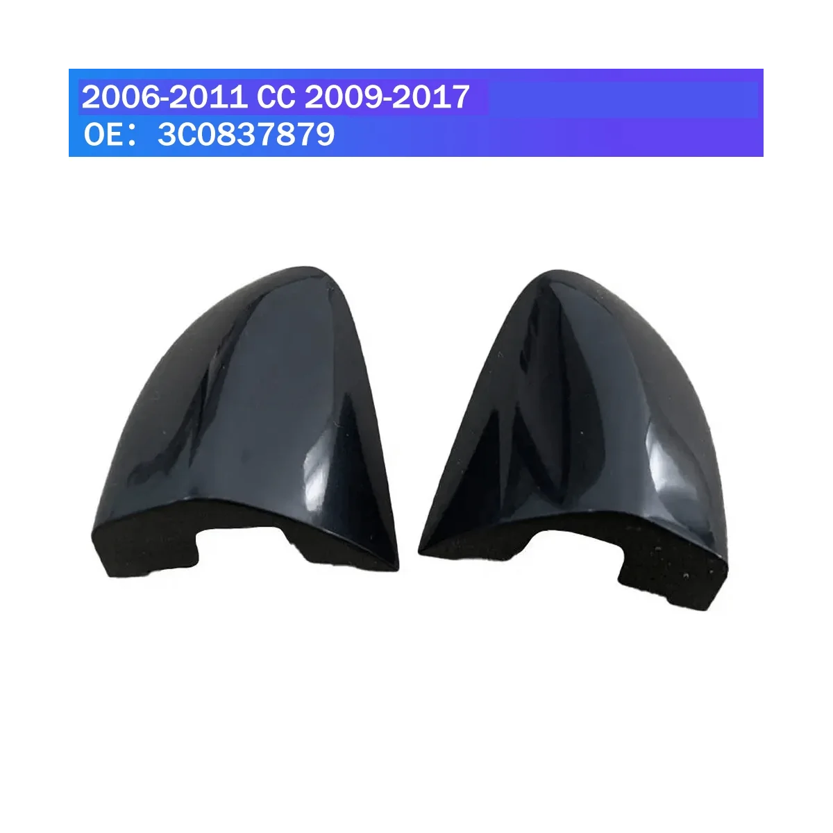 Left Right Front Driver Door Lock Handle Cover for VW Passat B6 2006-2011 CC 2009- 3C0837879