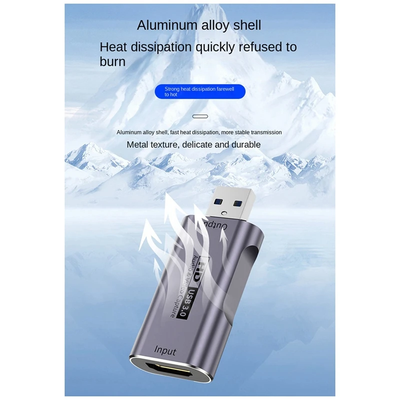 

USB 3,0 видеозахват настольная игра потоковый коллектор запись для камеры ТВ коробка HD запись игра коллектор