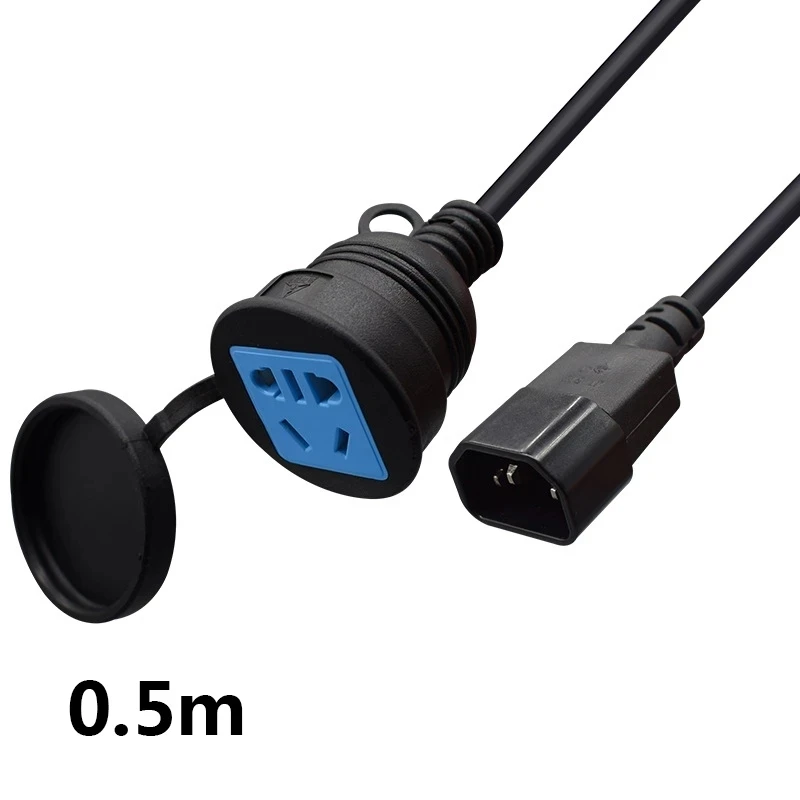 IEC320C14PlugtoUSUSASocketFemalePowerAdapterExtensionCable