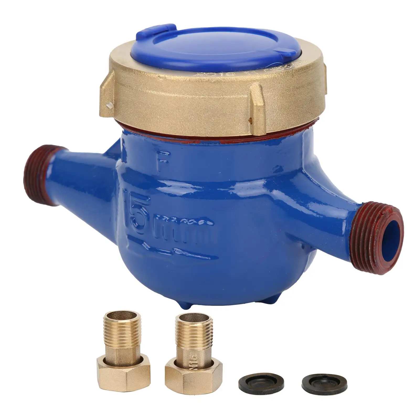 1/2 Liquid Sealed Water Meter-LXS20E Rotating Wing Dry E-Type for home & Garden Water Measurement