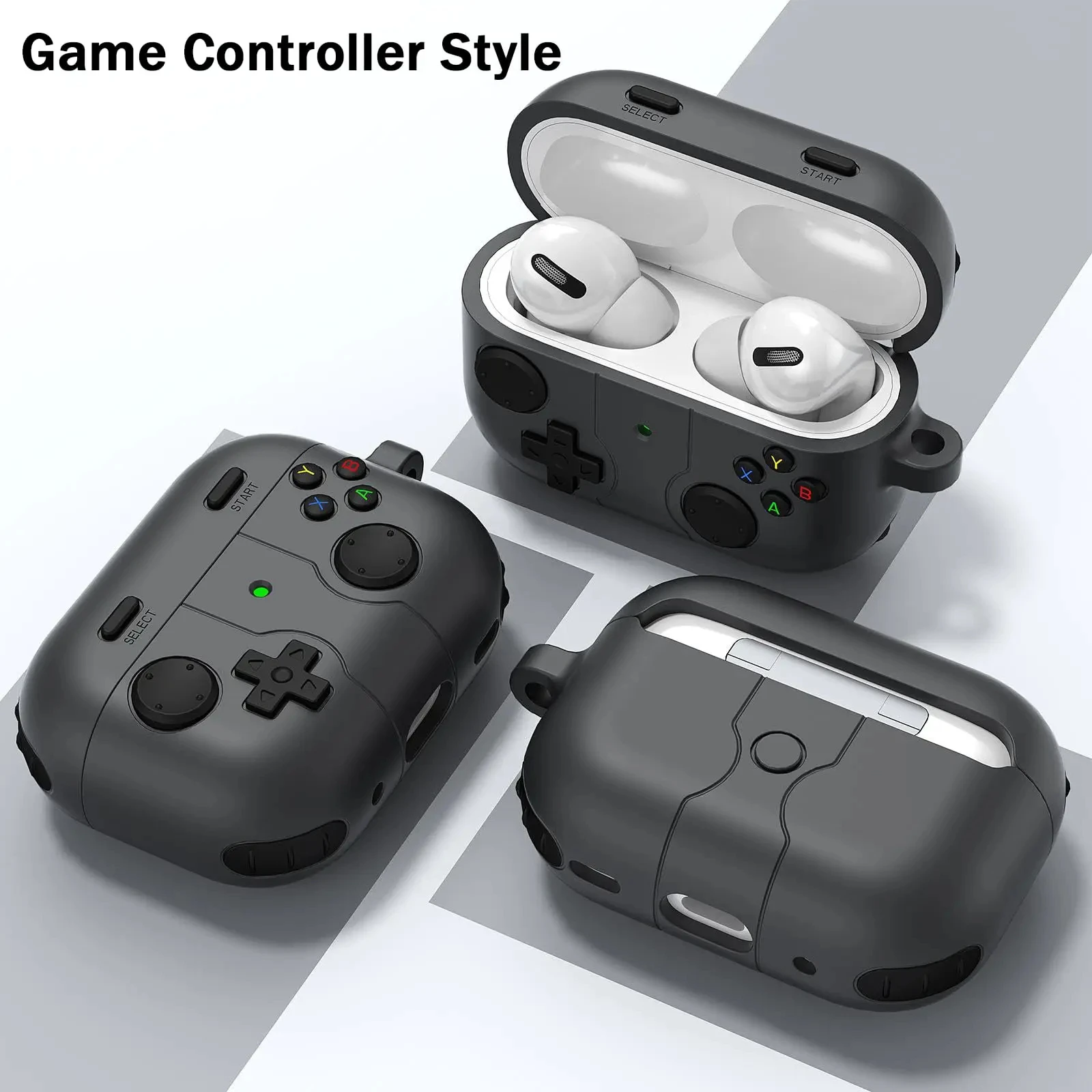 Game Console Design Silicone Protective AirPods Case Cover