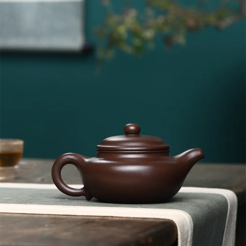 

Yixing Purple Clay Pot Handmade Original Mine Kung Fu Tea Set Purple Clay Antique Pot Gift
