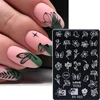 5pcs/set Flower Leaves Nail Stamping Plates Leaf Floral Butterfly Line Spring Printing Stencil Nail Stamp Templates Nails Tool 3