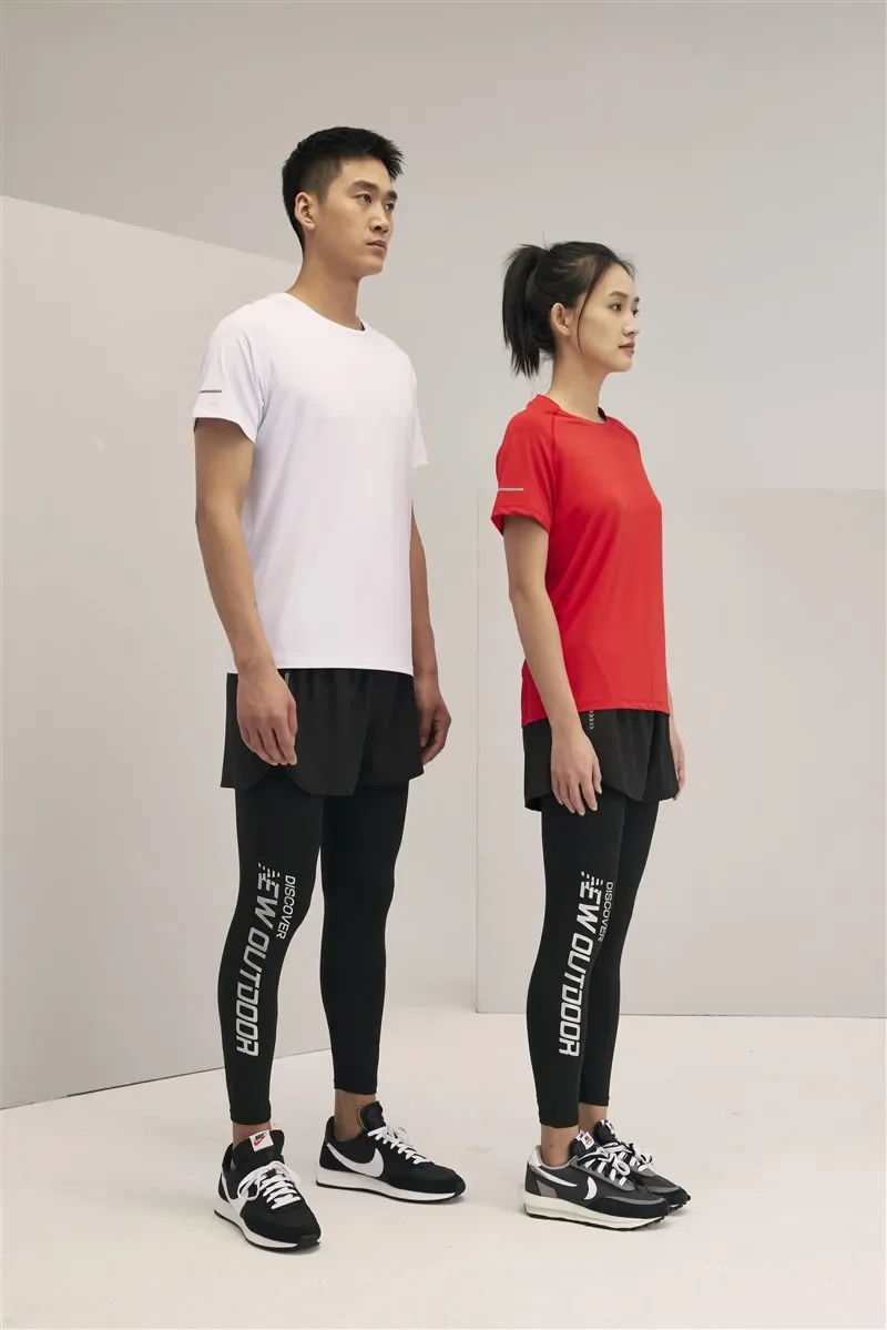 Men's Quick Dry High Elasticity Gym Shorts Running Suit Basketball Compression Training Clothes Tight Pants Sports Wear