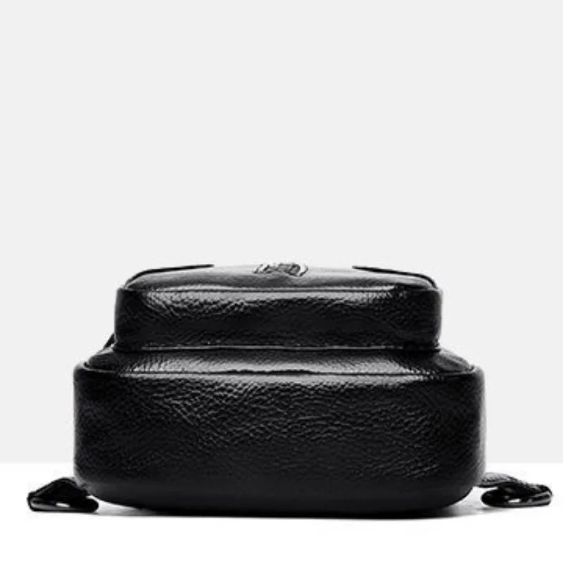 Unisex PU Leather Small Satchel Crossbody Large Capacity 2023 New Super Hot All-Match Soft Leather