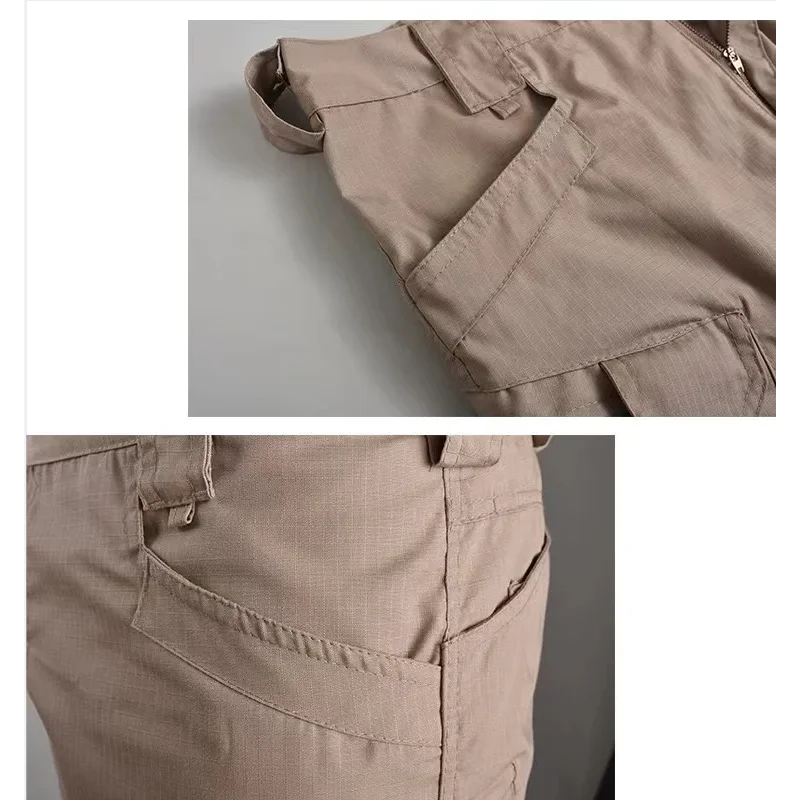 Sport Shorts Men Euro Size Outdoor Cargo Tactical Shorts Summer Combat Shorts Trekking Camping Climbing Pants Multi Pocket Plus Size Hiking
