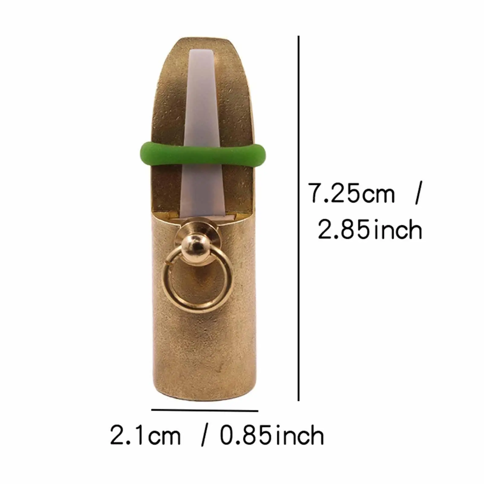 Deer Call Whistle Metal Loud Sound Multifunctional Animal Hunting Calls Compact for Hunting, Backpacking, Outdoor Emergencies