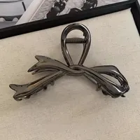 1 Multi-color Irregular Bow Large Grab Clip WOMEN'S Back Hair Clip Simple Design Advanced Sense Shark Clip Suitable for Daily US - Image 6