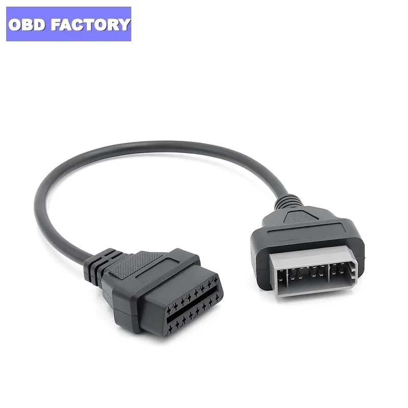 Fits Nissan 14 Pin to 16 Pin Female OBD2 OBDII Cable Diagnostic Adapter 