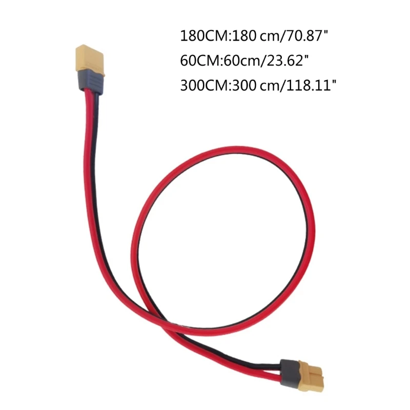 XT60 JST T 플러그 남성-여성 어댑터 케이블 12AWG 10cm 배터리 ESC 충전기 연장 케이블 Dropship
