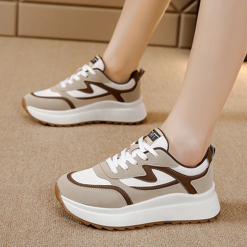 Women's Sports Shoes White Kawaii Female Sneakers Casual Spring Autumn Basket Tennis Platform Flat Running Vulcanize Lolita 2022 