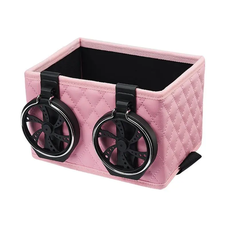 

Car Storage Organizer Auto Armrest Box With Water Cup Holder Accessories Multifunctional Automotive Central Console Side
