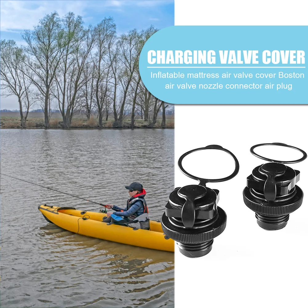 2 Pcs Safety Air Valve Nozzle Air Valve Nozzle Cap Air Valve Inflatable Boat Spiral Air Plugs Inflatable Boat Spiral Air Plug