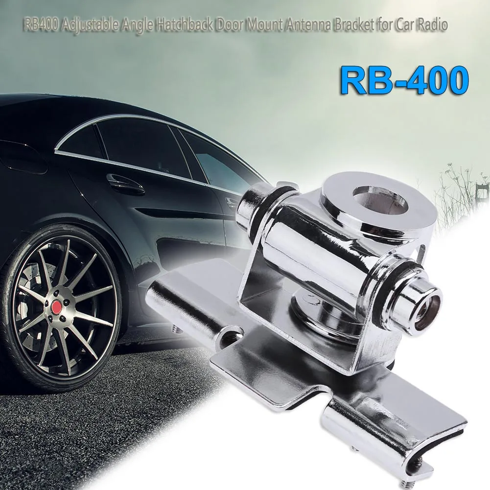 RB-400 자동차 라디오 안테나 브래킷 모바일 라디오용 각도 조절 가능 도어 마운트