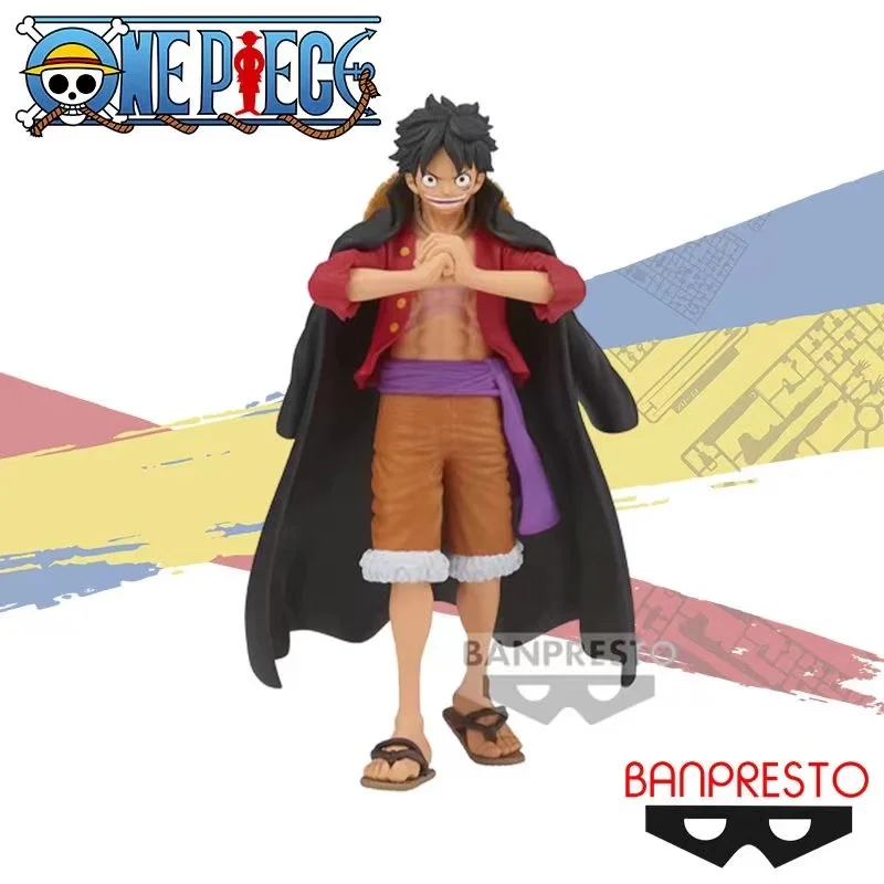 

15cm Bandai Genuine Banpresto Anime One Piece DXF Luffy PVC Statue Action Figure Monkey D Luffy Classic Model Toy For Kids Gift