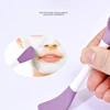 Double-Headed Silicone Facial Brush for Masks and Cleansing – Reusable for DIY Skincare