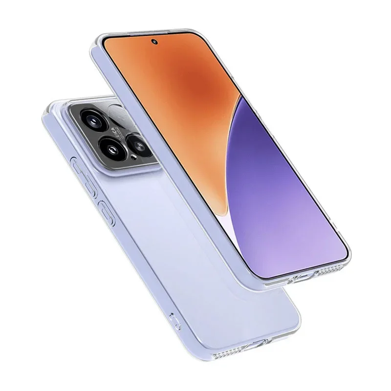 Clear Transparent Soft TPU Phone Case - Simple Slim Design