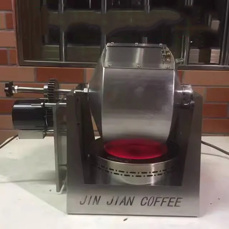 5L 110V/220V 24W Coffee Bean Roaster Coffee Machine Roaster Small Bean Beans 5-55RPM Adjustable
