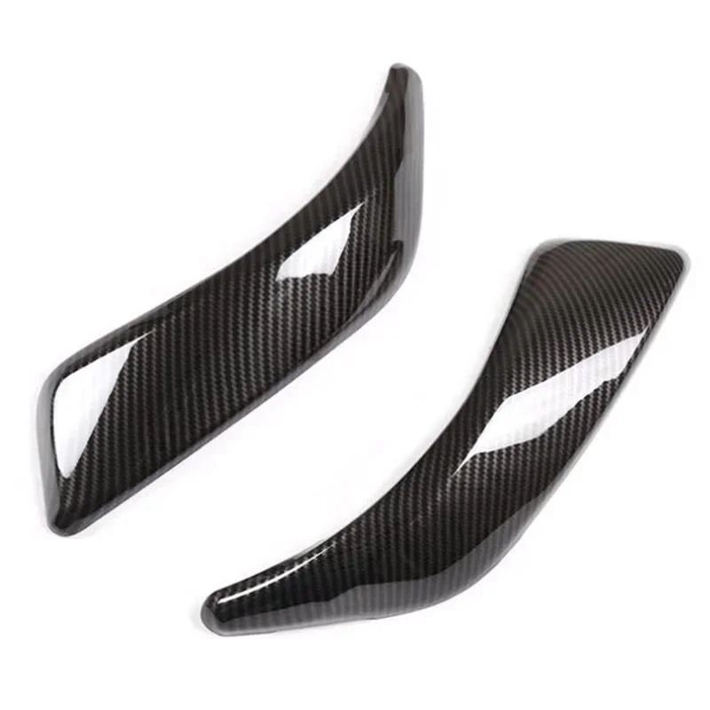 탄소 섬유 스타일 인테리어 문짝 핸들 패널 트림 커버, 좌우 측면 장식 부품, BMW 1, 2 시리즈, F20, F21, F22, F23 용, 2 개, 4 개