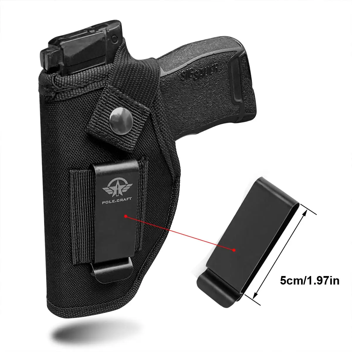IWB/OWB Gun Holsters for Small Pistols : Ruger LCP380 LCP II- Sig Sauer P365 P238 P938-Walther PPK 380 CCP-S&W Bodyguard 380