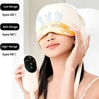 3 Mode Heated Air Pressure Head Massager With Eye Massage And 6 Airbags Electric Scalp Massager For Relaxation And Sleep Aid 3