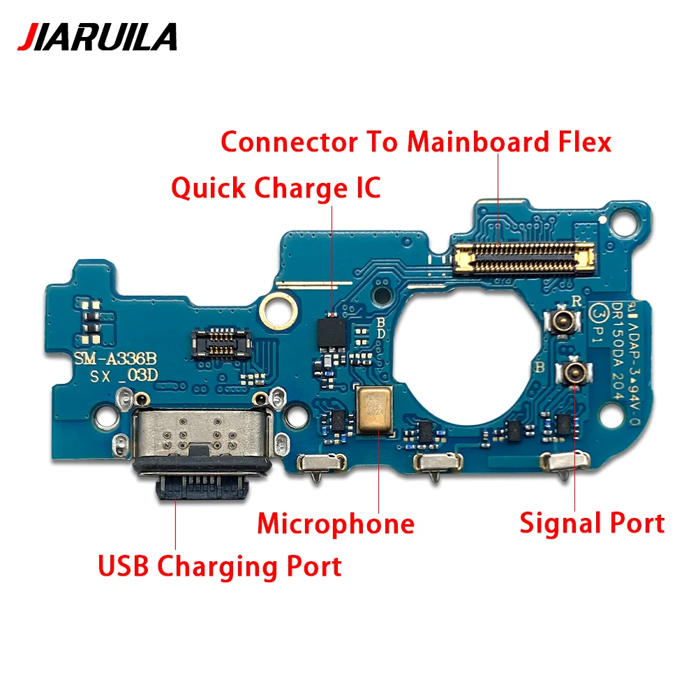 Enhanced USB Charger Dock Connector Board with Micro Charging Port Flex Cable
