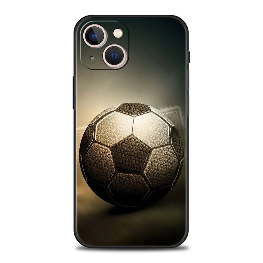 Premium Football Sport Silicone Phone Case Cover - Soft Protective Shell