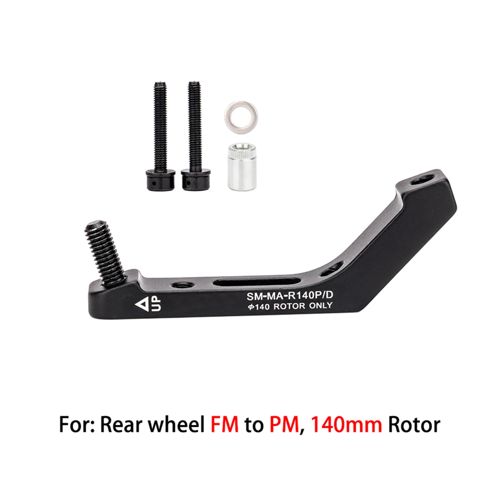 MTB 로드 바이크 디스크 브레이크-캘리퍼 어댑터 플랫 마운트-포스트 마운트 F140/F160/R140mm 플랫 마운트-포스트 마운트 FM-PM