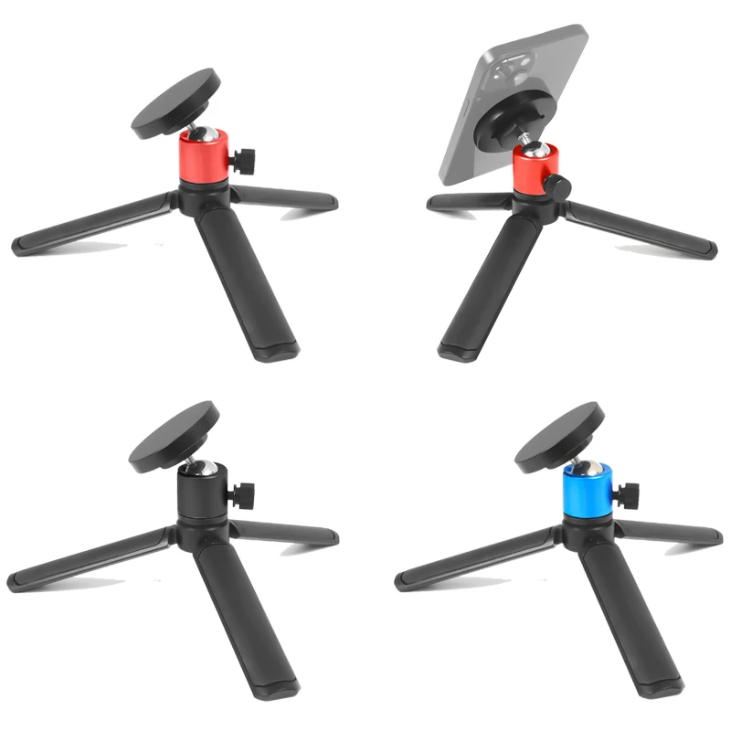 

Magnet Phone Holder Adapter Tripod Magnetic Camera Phone Photo Bracket Mount for Mag-Safe iPhone 14 13 12 Series