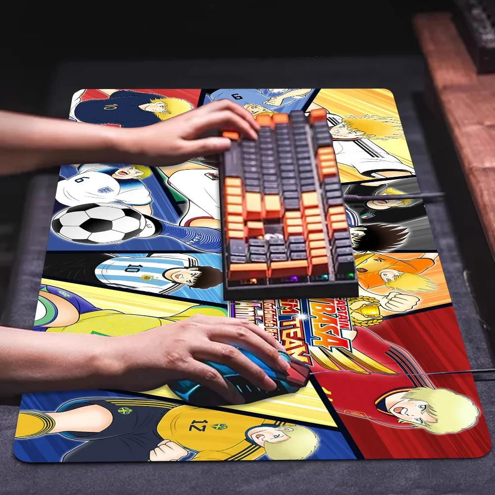 Captain Tsubasa In Stocked Large Mouse Pad PC Computer Mat Size For Large Edge Locking Game Keyboard Pad 4
