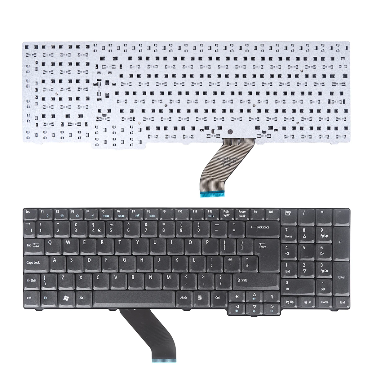 

Английская клавиатура для ноутбука ACER AS7000 9400, Черная